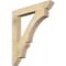 Ekena Millwork Balboa Slat Rough Sawn Bracket, Douglas Fir, 4"W x 30"D x 34"H BKT04X30X34BOA06RDF - alternate 1